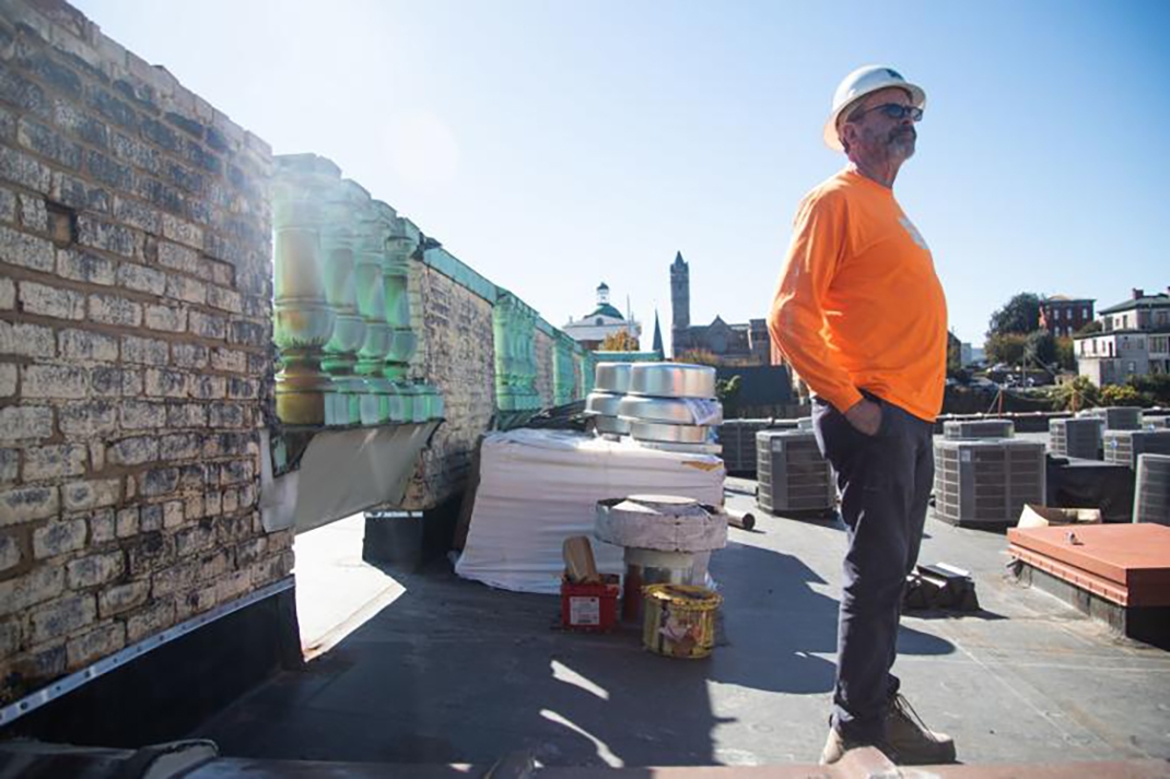 Photo Courtesy of News and Advance Krise Building Completion