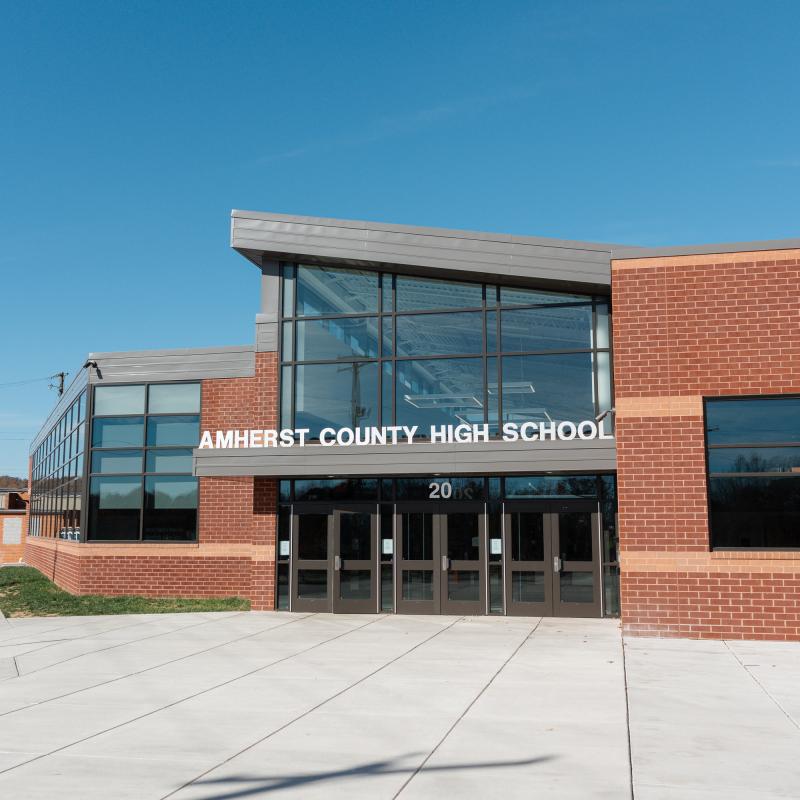 Amherst County High School Jamerson Lewis Construction Renovations Virginia Construction Schools