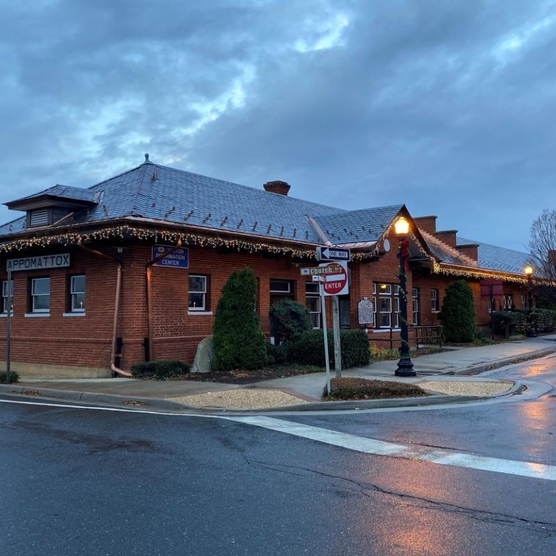 train depot appomattox virginia train station renovations